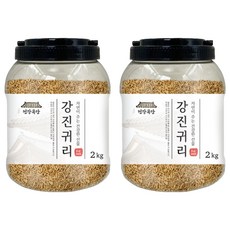 건강곡간 강진귀리 통, 2kg, 2개