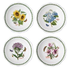 PORTmeIRION 波特玫琳恩 Botanic Garden麥片碗4件組 16cm, 向日葵+繡球花+美國石竹+杜鵑花, 1組