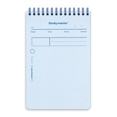 뮤니드 스프링 파스텔 상철 단어 암기 노트, 블루, 1개