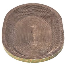 貓抓板橢圓型 瓦楞紙貓抓窩 碗形設計, 58 x 40 x 9cm, 1個
