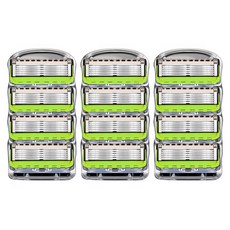 DAON SELECT Gillette Fusion Power 相容款 5層優質刮鬍刀片, 1入, 12個