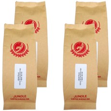 Jungle Blossom香醇綜合咖啡豆, 無研磨咖啡豆, 200g, 4包