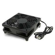 ASHnet 공유기 미니PC 셋탑박스 냉각 쿨링 팬 1단 120mm, 1개, AN-RC1201