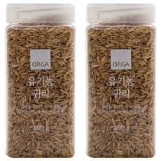 올가홀푸드 유기농 귀리, 400g, 2개