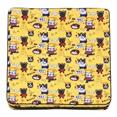 SassyDog 寵物墊 神奇冷感 減壓透氣床墊 法鬥, 黃色, 1件