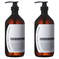 멈칫 바이오톡스 바디워시 소프트블루 솝, 1L, 2개