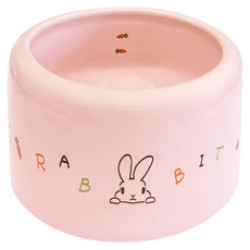 MARUKAN 兔用加高陶瓷碗, 1入