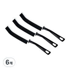 온트리 다용도 초슬림 브러쉬, 블랙, 6개