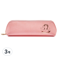 플라잉웨일즈 빨강머리앤 데일리 펜슬 파우치, PINK, 3개