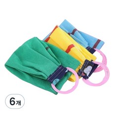 去角質搓澡巾, 隨機出貨, 6個, 1入