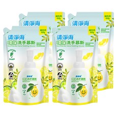清淨海 環保洗手慕斯補充包, 450g, 4包