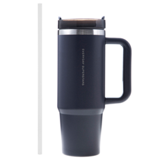 코멧 투고 텀블러 900ml + 빨대 세트, 오션 네이비, 1세트