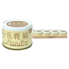 Puss in Boots 長靴貓 全齡貓用湯罐, 鮮嫩雞肉鰹魚&木瓜, 50g, 24罐