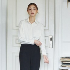 클라비스 여성용 루즈핏 찰랑셔츠