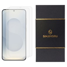 SINJIMORU Easy Attach PET 全覆蓋修復手機螢幕保護貼2件組, 1組