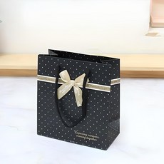 ABM KOREA 金色彩帶購物袋 中款, 10個, 混色