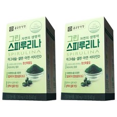 종근당건강 그린 스피루리나, 120정, 2개