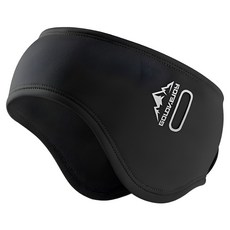 DTree 魔鬼氈式刷毛耳罩, 1個, 黑色