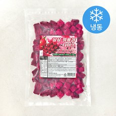 지엔씨푸드 싱싱 적용과 다이스 (냉동), 1개, 1kg