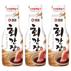 샘표 회 간장, 3개, 200ml