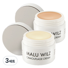 마루빌츠 케머플라지 크림 컨실러 6g x 2종 세트, 1호, 3호, 3세트