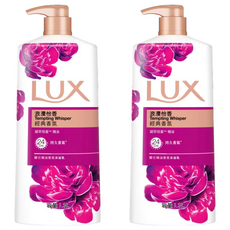 LUX 麗仕 精油香氛沐浴乳 浪漫怡香, 1L, 2瓶