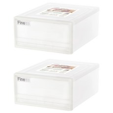 KEYWAY 聯府 簡約抽屜隔板整理箱, 2個