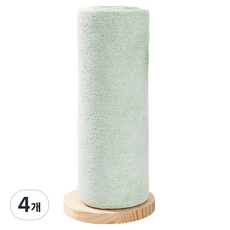 노크노크 뜯어쓰는 다회용 극세사 행주 그린 25 x 25 cm, 4개, 20개입