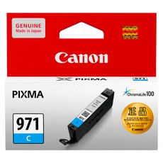 Canon 佳能 原廠墨水 CLI-971C, 青色 C, 1個