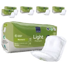 아베나 여성용 라이트패드 성인기저귀, 6개, 12개입, 노멀