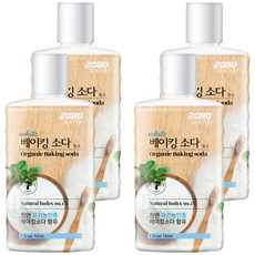 2080 퓨어 베이킹소다 가글, 750ml, 4개