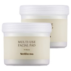 Wellderma 多用途面部墊, 70入, 2個