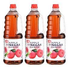 十全 戀愛蘋果醋 1.8L 台灣製造, 3瓶