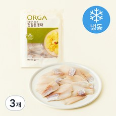올가홀푸드 두툼하게 포를 뜬 전감용 동태 (냉동), 400g, 3개