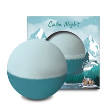 플루 러브 나잇 솔트 버블 배쓰밤 고요한밤 우디향, 200g, 1개