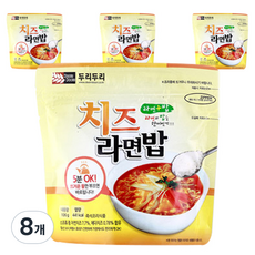두리두리 치즈라면밥, 106g, 8개