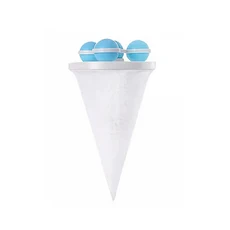 minono 米諾諾 旋轉浮球洗衣機毛絮濾網 9.3 x 15.5cm, 藍色 + 白色, 1組