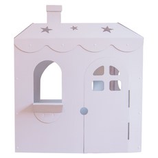 KidWish 兒童專屬別墅大型紙屋, 1個, 白色