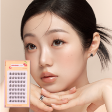 키보 삐삐래쉬 노글루 속눈썹, Crown, 1개