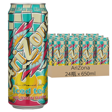 AriZona 檸檬風味茶, 24罐, 650ml