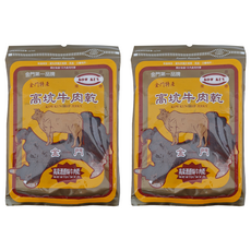 高坑 高粱酒原味牛肉乾, 170g, 2包