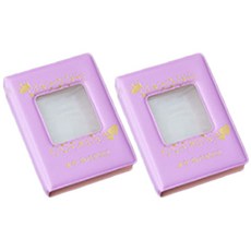 솔룸 小卡活頁相簿 迷你 2格, 16張, 紫色