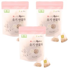 백년지기 유기 연꽃차 티백, 1g, 20개입, 3개