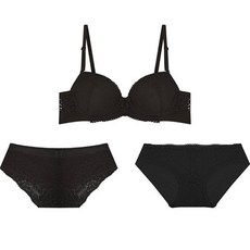 글램공감 여성용 디오네 레이스 브라 + 팬티 2p 세트