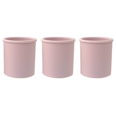 KAZT 柔軟矽膠漱口杯, 3個, 粉紅色