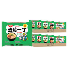NISSIN 日清 出前一丁 九州濃湯豬骨湯味速食麵 Set, 5包入 香港製造, 10包