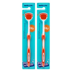 tooth note Vroom 刮舌器 柳橙, 2個