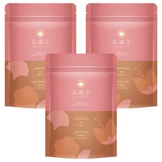 京盛宇 花茶系列 玫瑰紅茶袋茶, 10包x3袋, 玫瑰花香紅茶, 三角茶包, 10包, 3袋, 2.5g