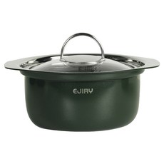 EJIRY 電磁爐不鏽鋼方塊 G 亞洲鍋 高款 18cm, 深綠色, 1個