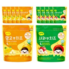 퓨어잇 내이브로 망고엔치즈 3p + 사과엔치즈 3p, 망고치즈, 사과치즈, 2세트